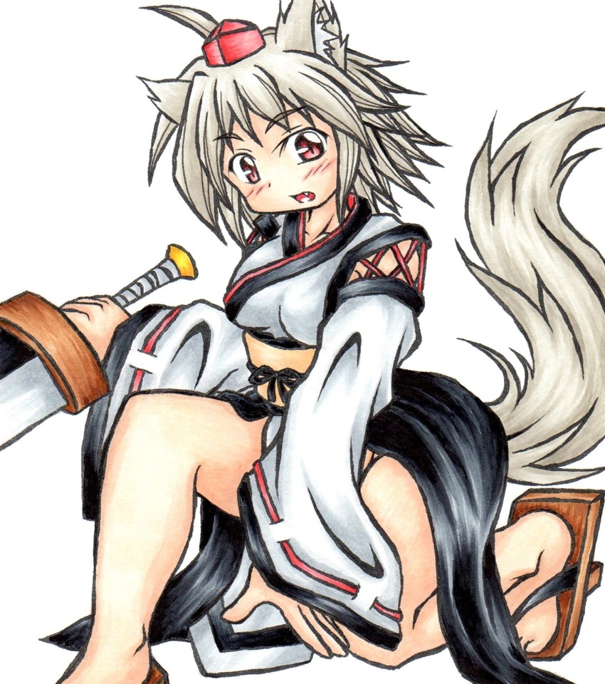 inubashiri momiji (touhou) drawn by inte_(whitewolftail)