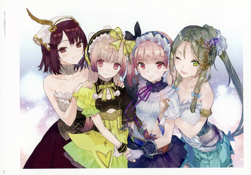 sophie neuenmuller, firis mistlud, suelle malen, and lydie malen (atelier and 2 more) drawn by noco_(adamas) and yuugen