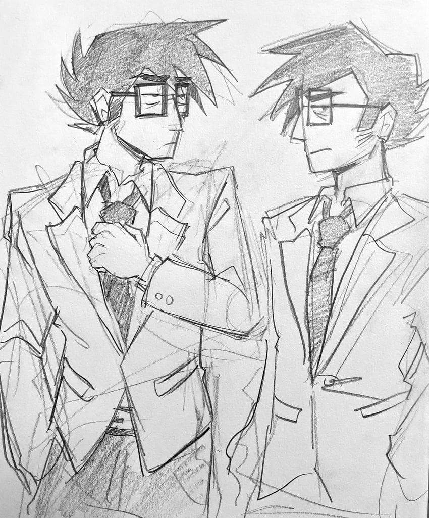gideon graves (scott pilgrim and 1 more) drawn by shewreckz