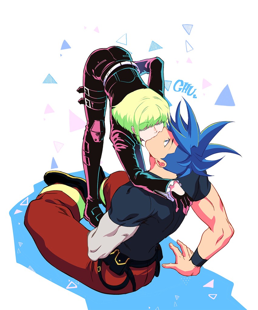 lio fotia and galo thymos (promare) drawn by bae_(baebae)