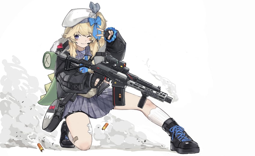 vepley and mr. pizza (girls' frontline and 3 more) drawn by countryman_(artist)