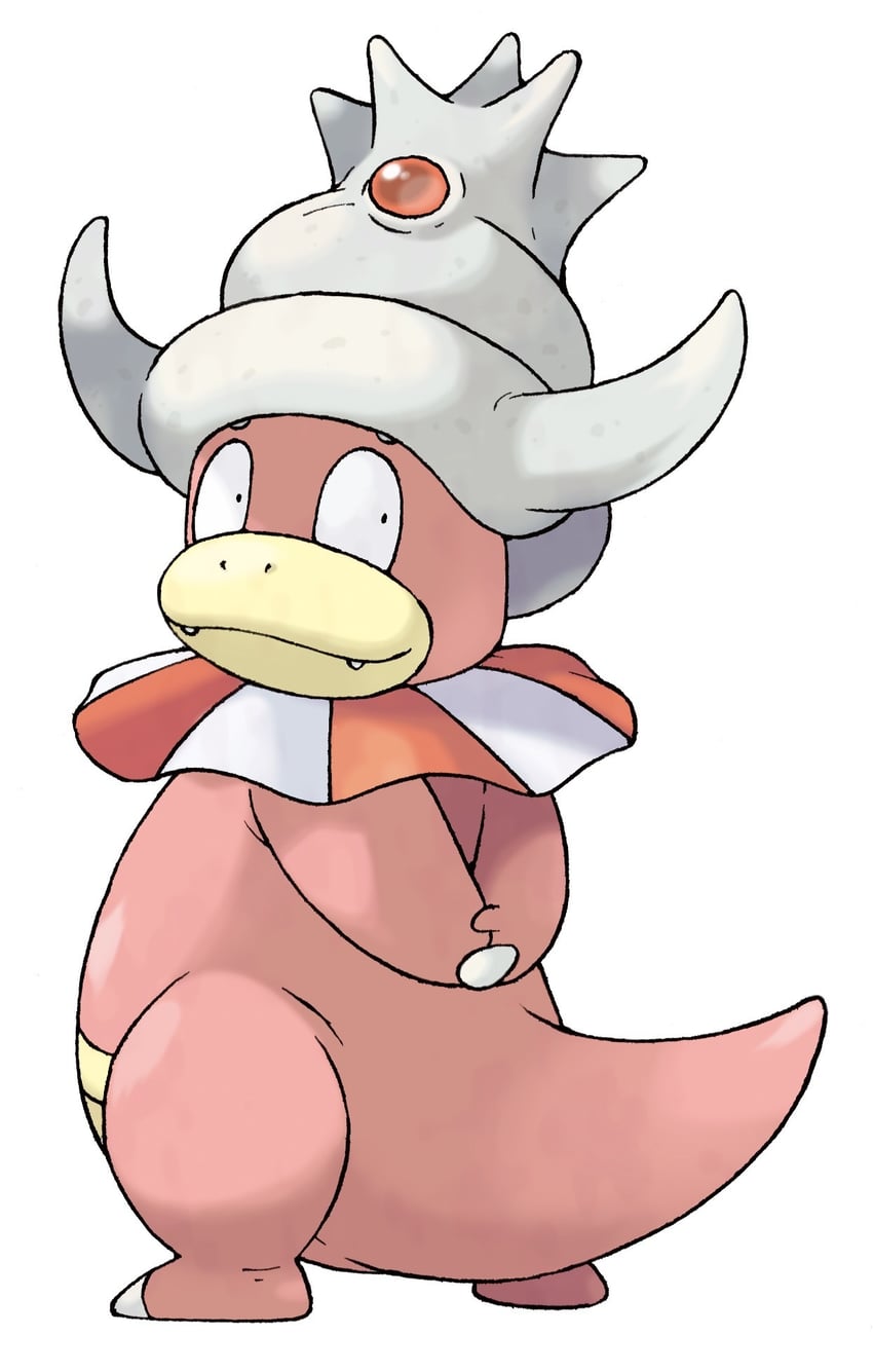 slowking (pokemon and 1 more) drawn by sugimori_ken