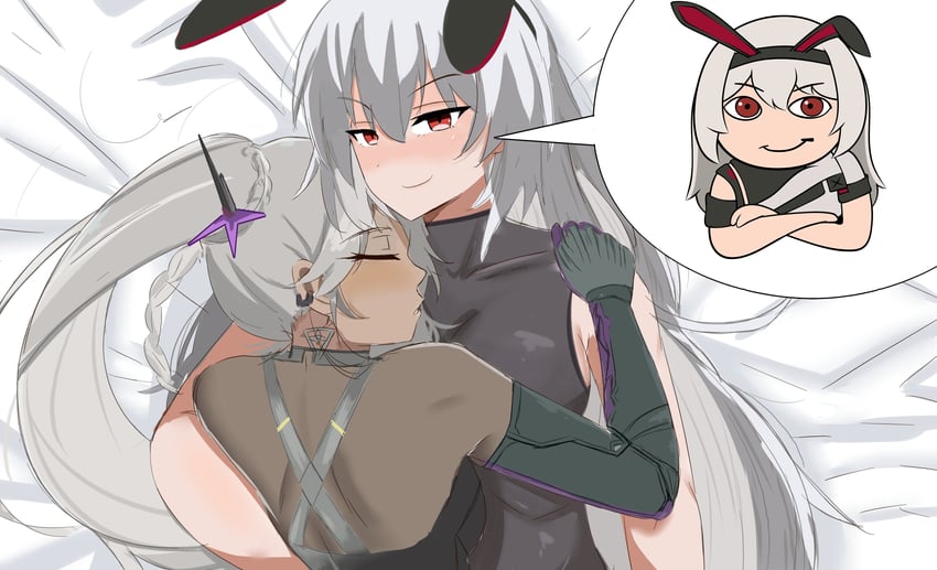 nemesis and krolik (girls' frontline and 1 more) drawn by smart_oval
