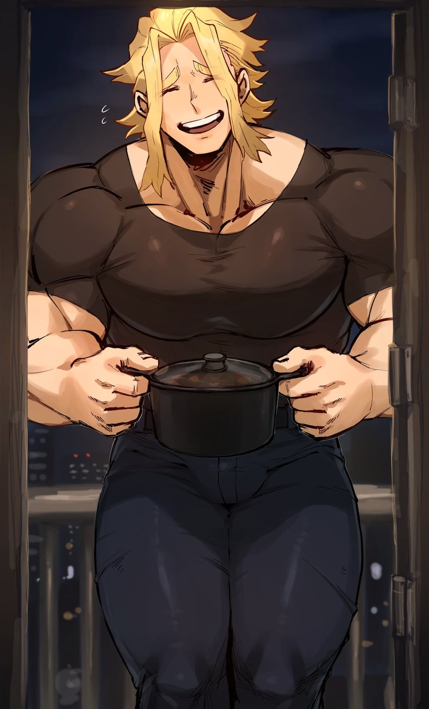 yagi toshinori (boku no hero academia) drawn by nasu_b