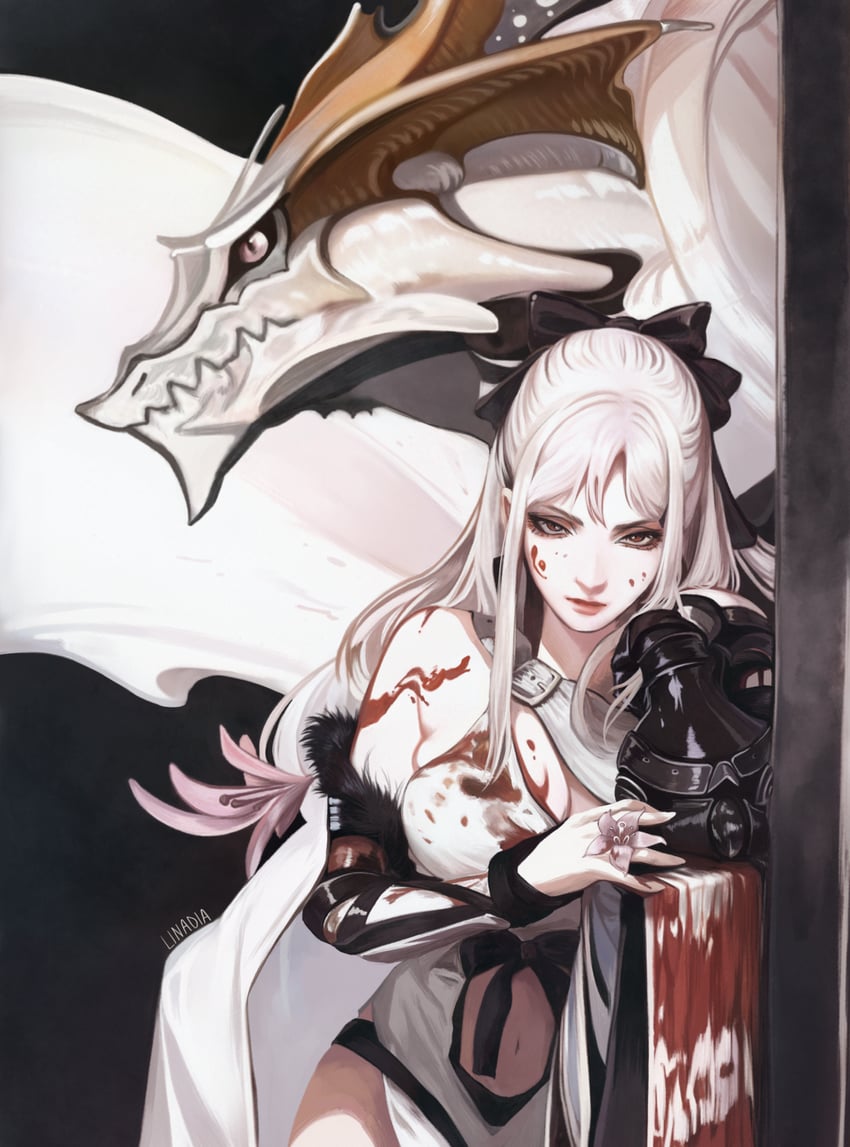 zero and mikhail (drag-on dragoon and 1 more) drawn by linadia11