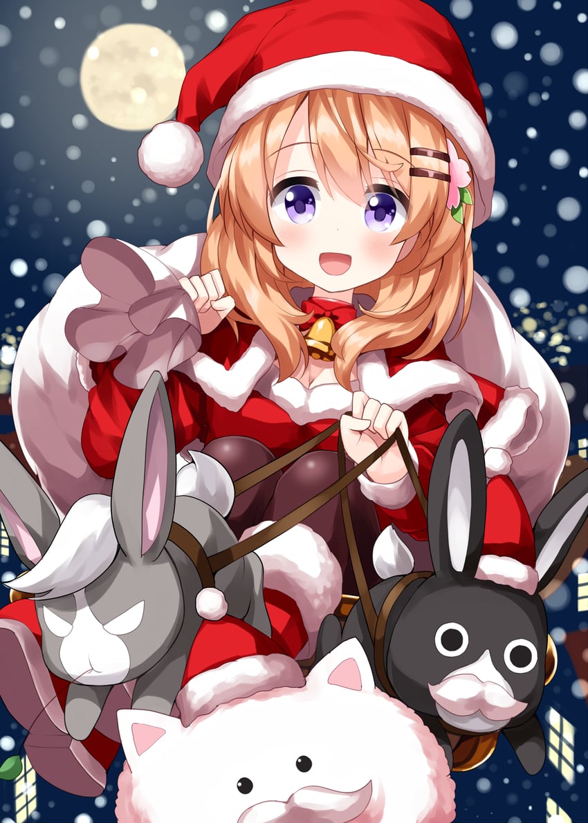 hoto cocoa, tippy, anko, and wild geese (gochuumon wa usagi desu ka?) drawn by ruu_(tksymkw)