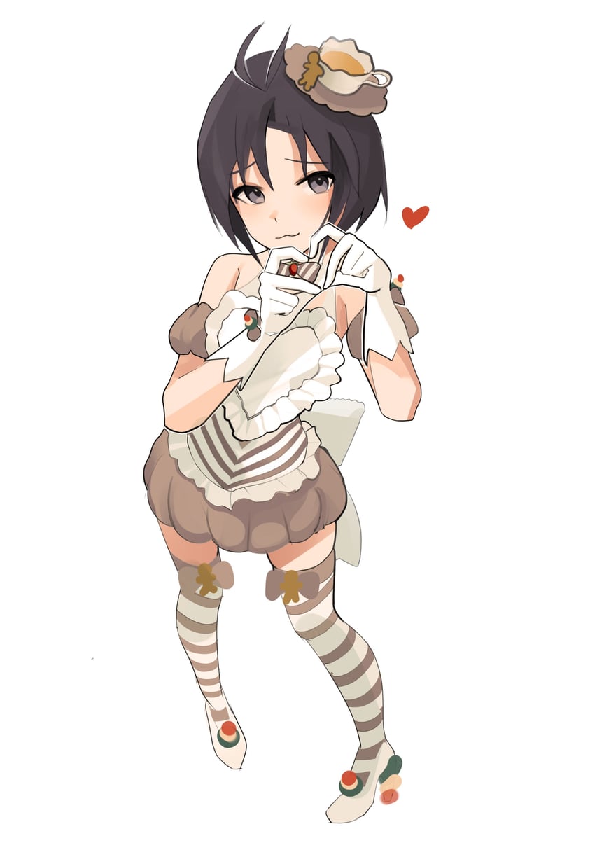 kikuchi makoto (idolmaster and 1 more) drawn by ch2haya_p