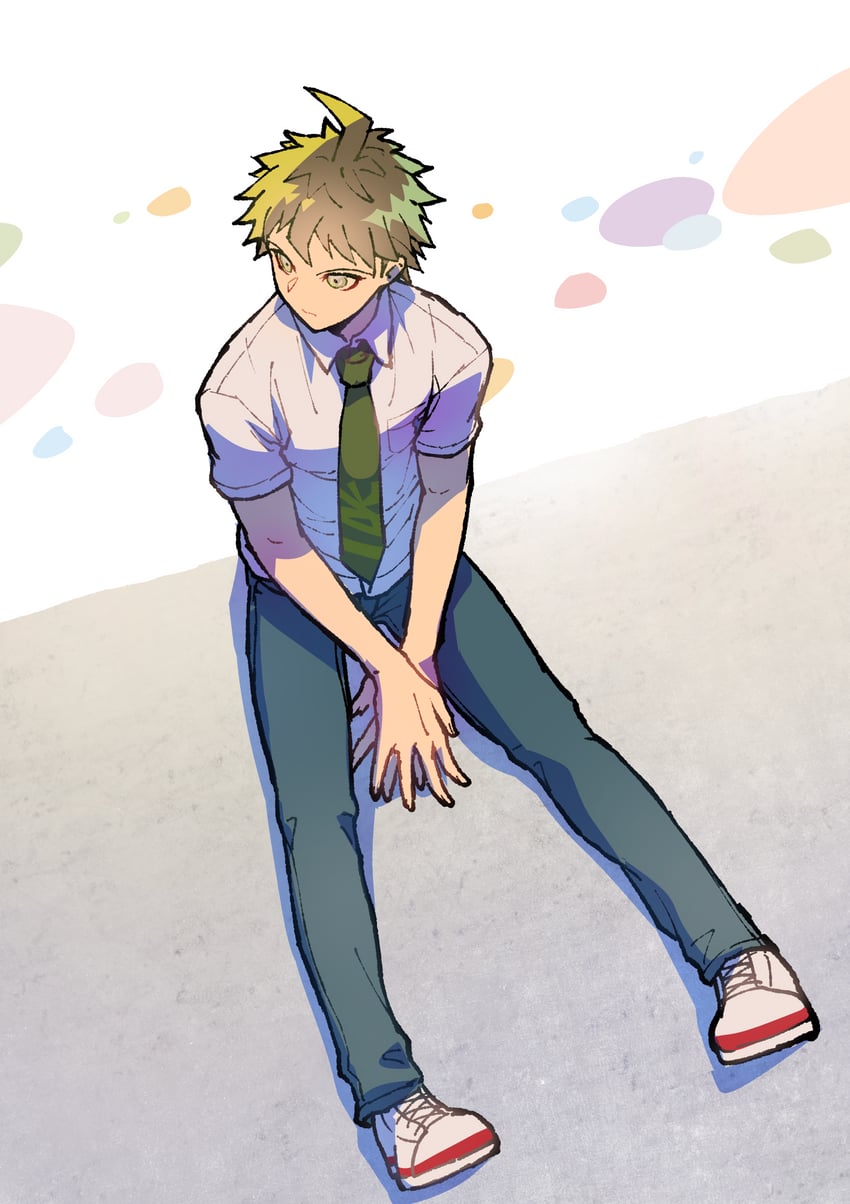 hinata hajime (danganronpa and 1 more) drawn by youko-shima