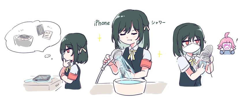 tennoji rina, mifune shioriko, and koizumi moeka (love live! and 1 more) drawn by komitaki