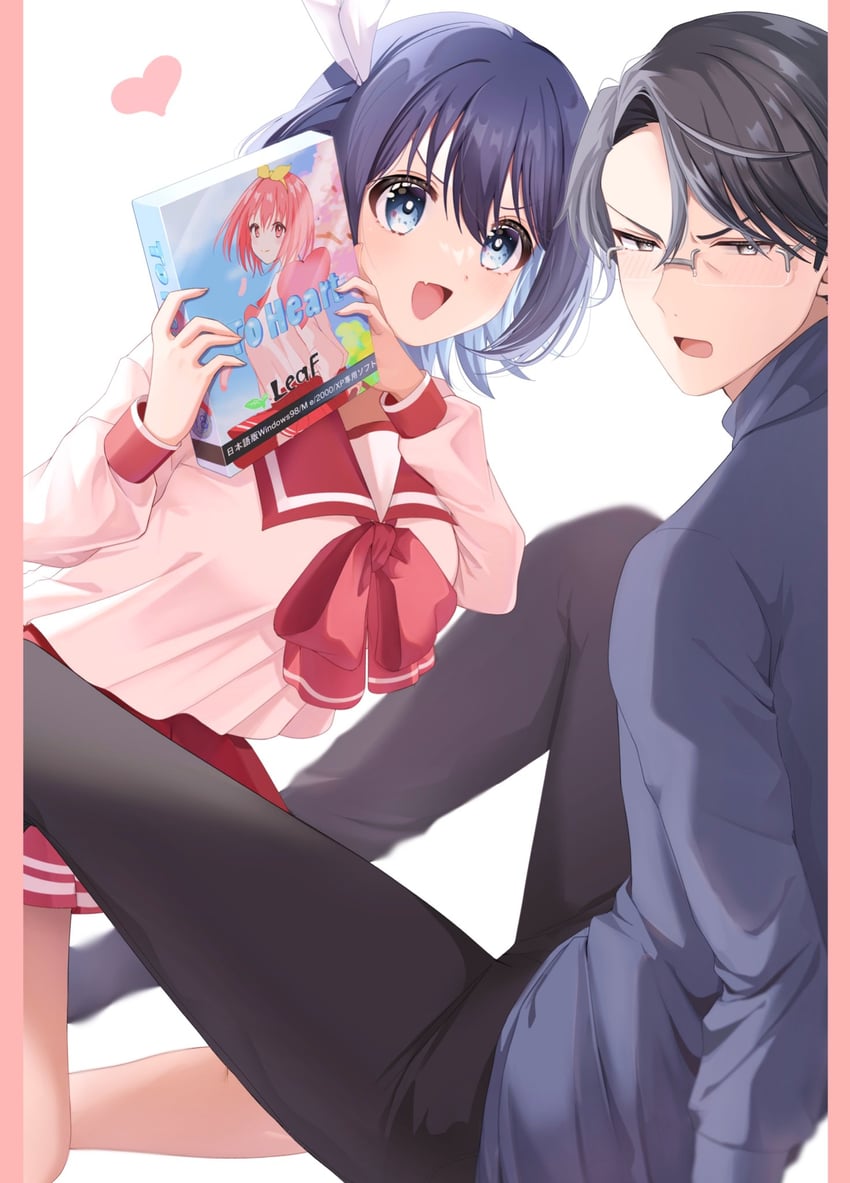 kamigishi akari, akisato konoha, and rokuta mamoru (to heart and 1 more) drawn by mashimashitarou