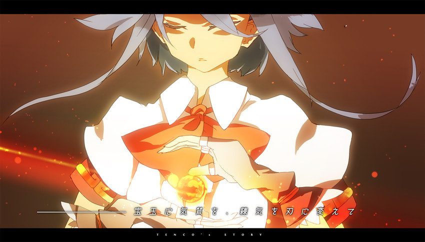 hinanawi tenshi (touhou and 1 more) drawn by siirakannu