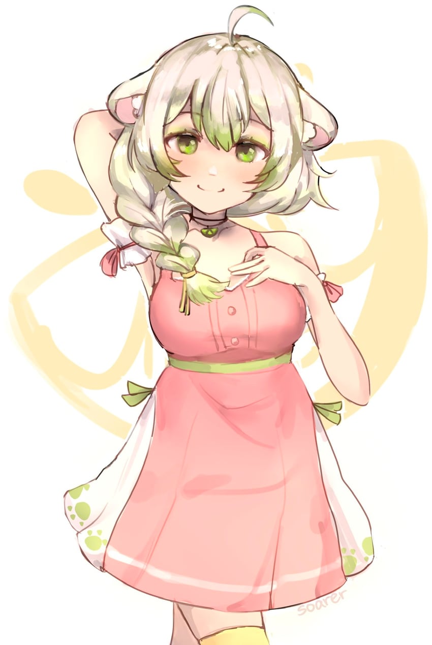 laimu (indie virtual youtuber and 1 more) drawn by soarer