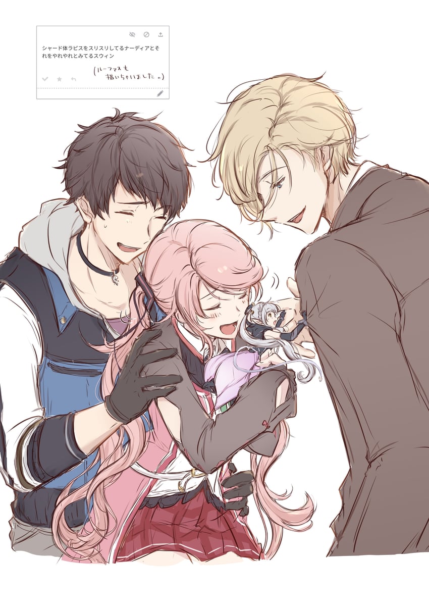 rufus albarea and carmine altera (eiyuu densetsu and 3 more) drawn by polly_(cott)