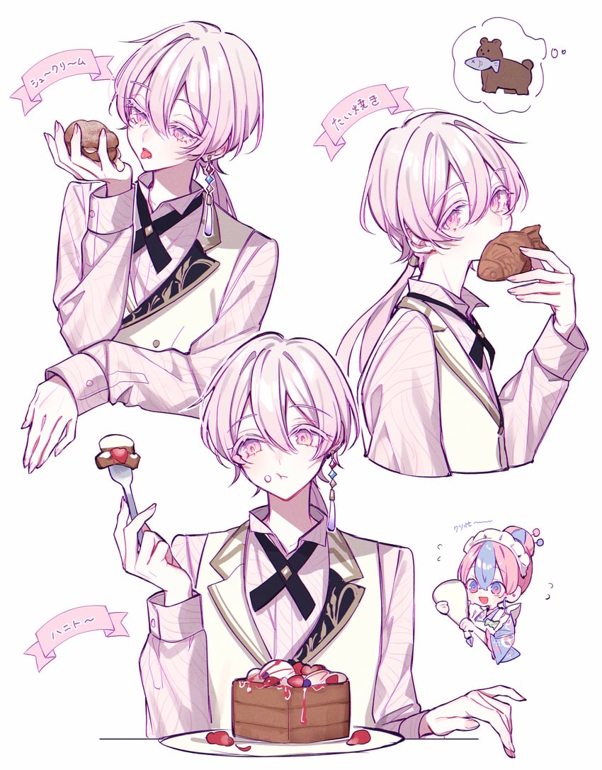 yuran and nishizono kurea (tasokare hotel and 1 more) drawn by ametomea