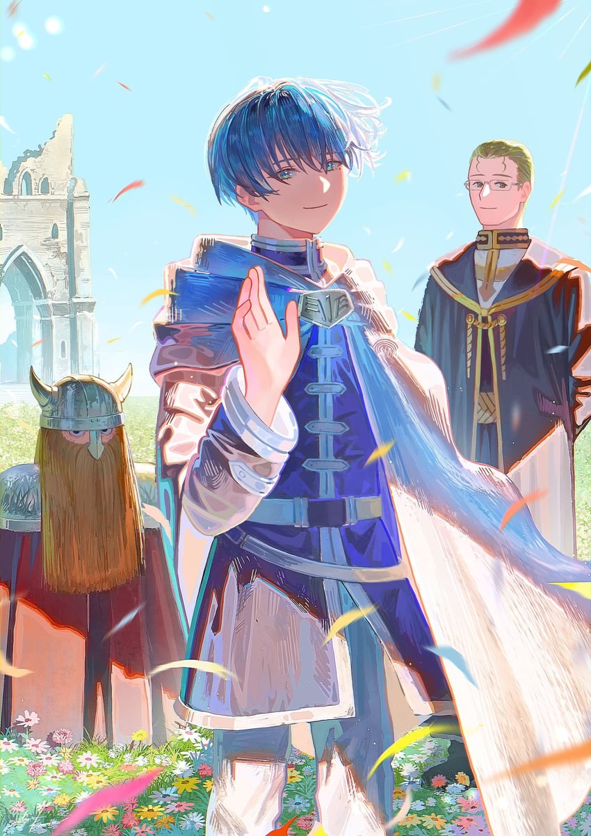 himmel, eisen, and heiter (sousou no frieren) drawn by diyokama