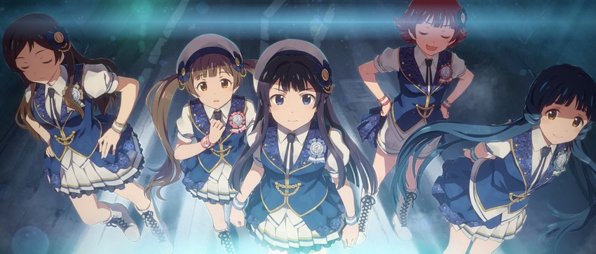 kitazawa shiho, mogami shizuka, hakozaki serika, kitakami reika, and nonohara akane (idolmaster and 1 more) drawn by yuuki_tatsuya