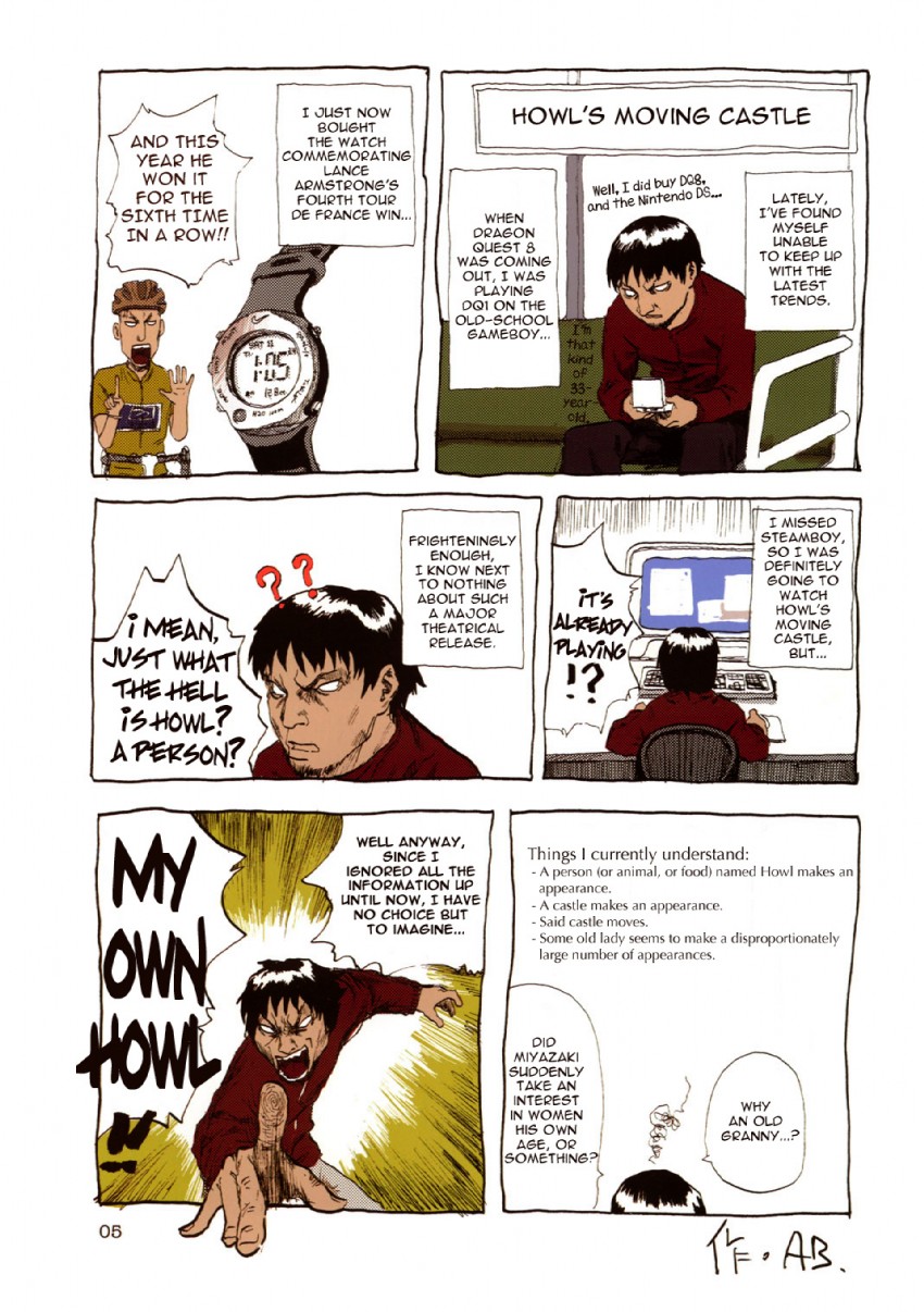 lance armstrong (howl no ugoku shiro) drawn by abe_yoshitoshi