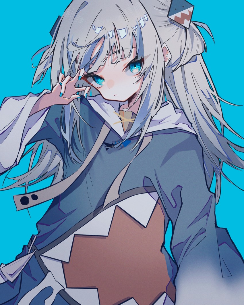 gawr gura (hololive and 1 more) drawn by full_burrrrrrst