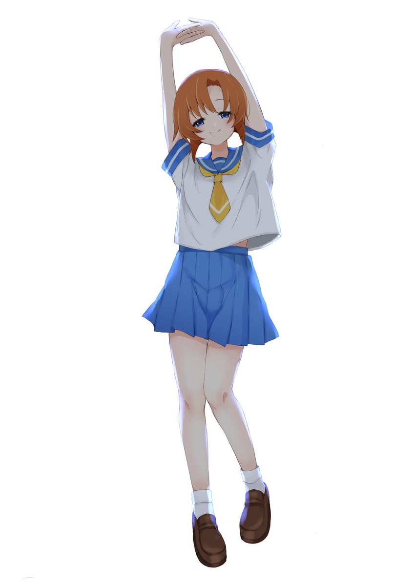 ryuuguu rena (higurashi no naku koro ni) drawn by poyadevil