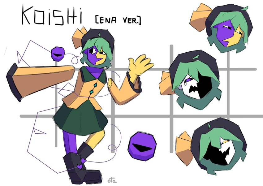 komeiji koishi (touhou and 1 more) drawn by otaeriaaoba
