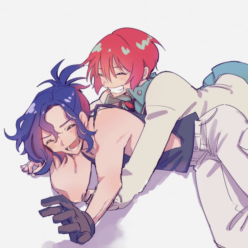 amate yuzuriha and shuji ito (gundam and 1 more) drawn by inu_no_friend
