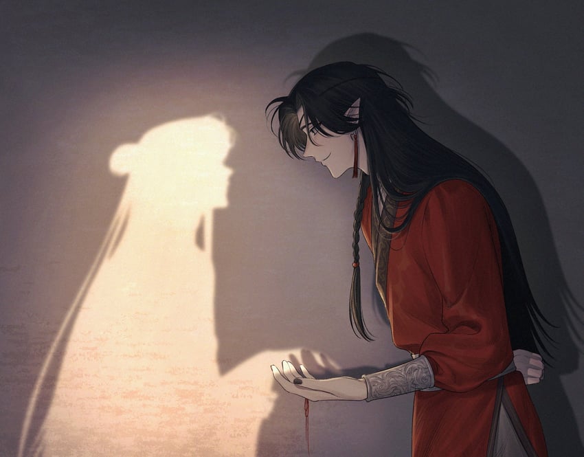 xie lian and hua cheng (tianguan cifu) drawn by gatan666