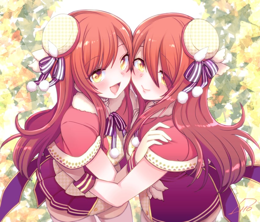 osaki amana and osaki tenka (idolmaster and 1 more) drawn by flip_(diiolive)