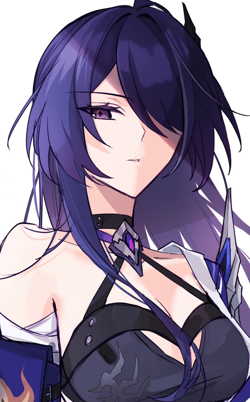 acheron (honkai and 1 more) drawn by mori3_mmm