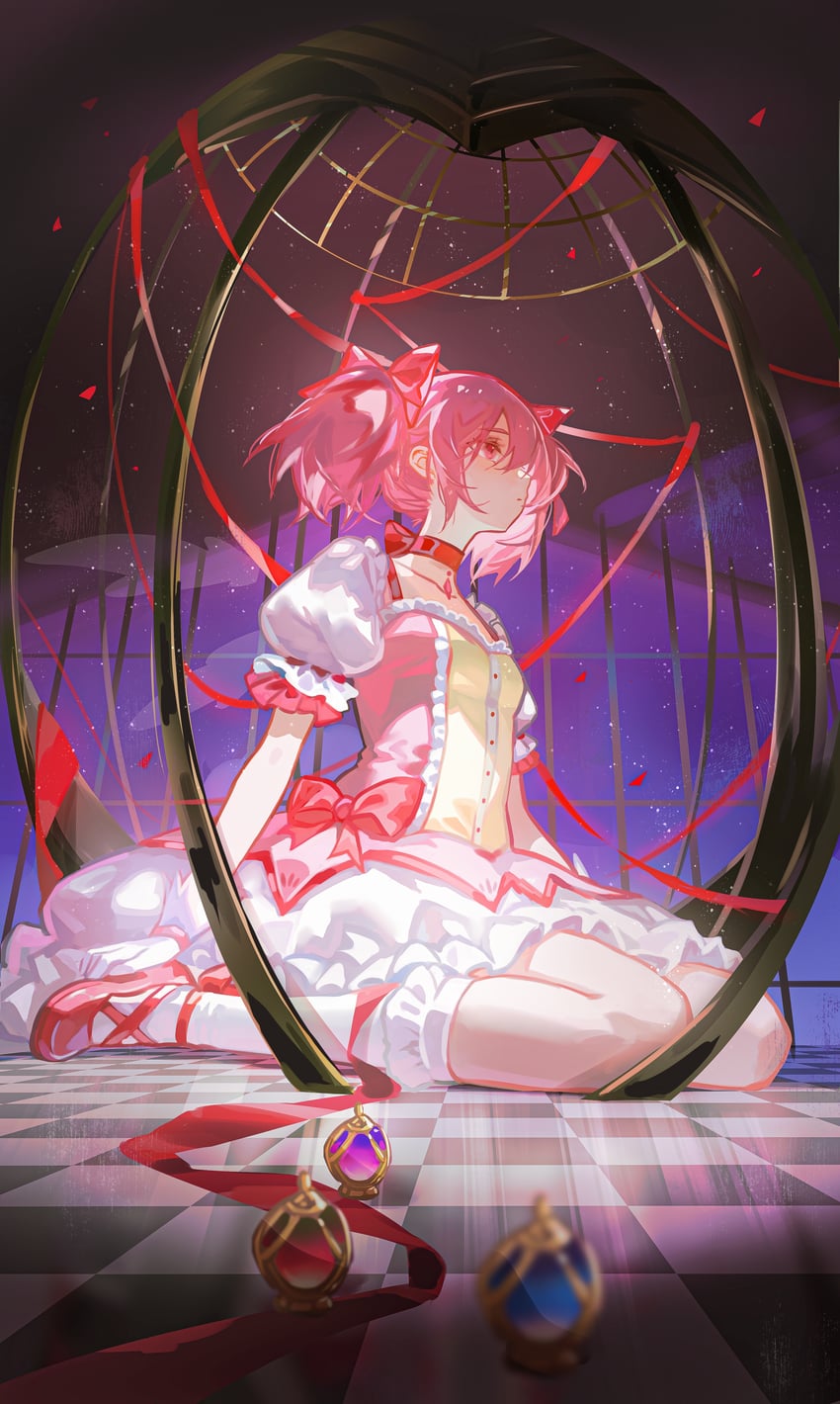 kaname madoka (mahou shoujo madoka magica) drawn by vee.29