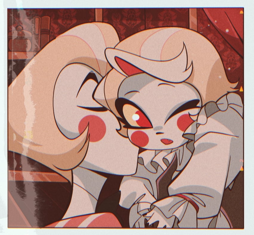 lucifer morningstar and charlie morningstar (hazbin hotel) drawn by chandllucky