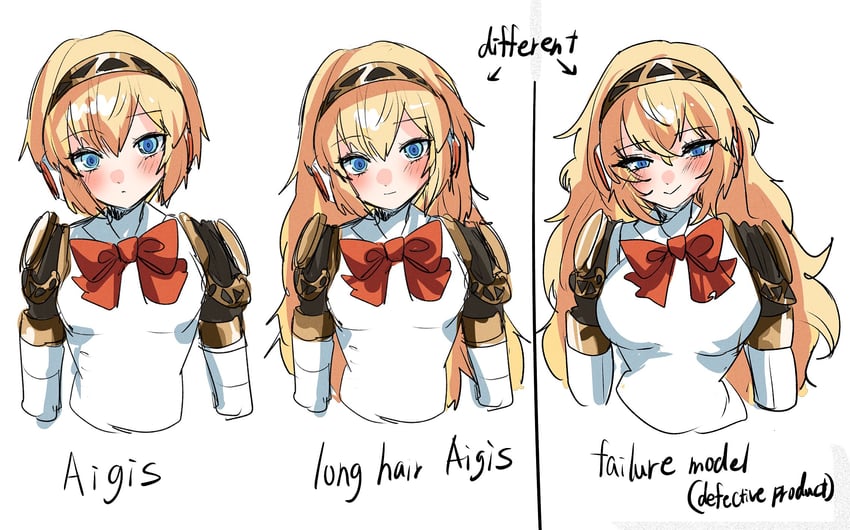 aigis (original and 2 more) drawn by yuyuy_00