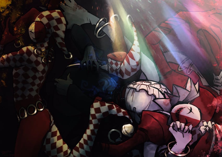 oswald (project moon and 1 more) drawn by yatsumeunagi