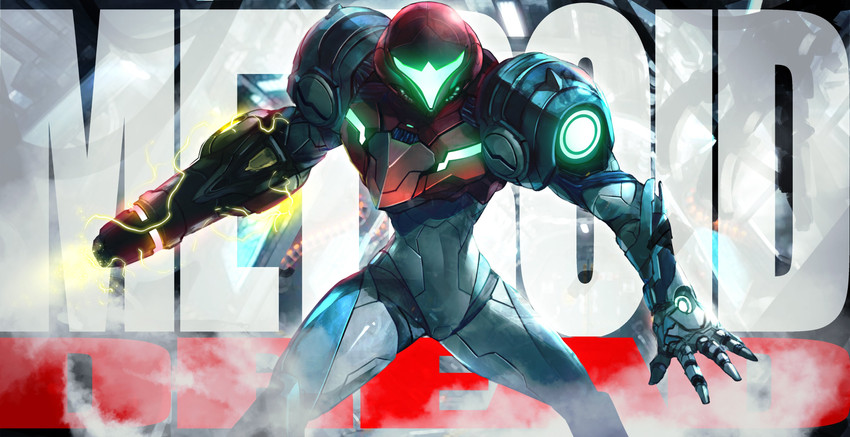 samus aran (metroid and 1 more) drawn by keizo_aruminuum