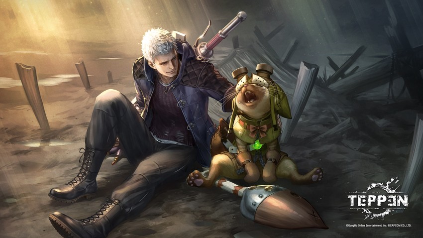 nero and player palico (monster hunter and 5 more)