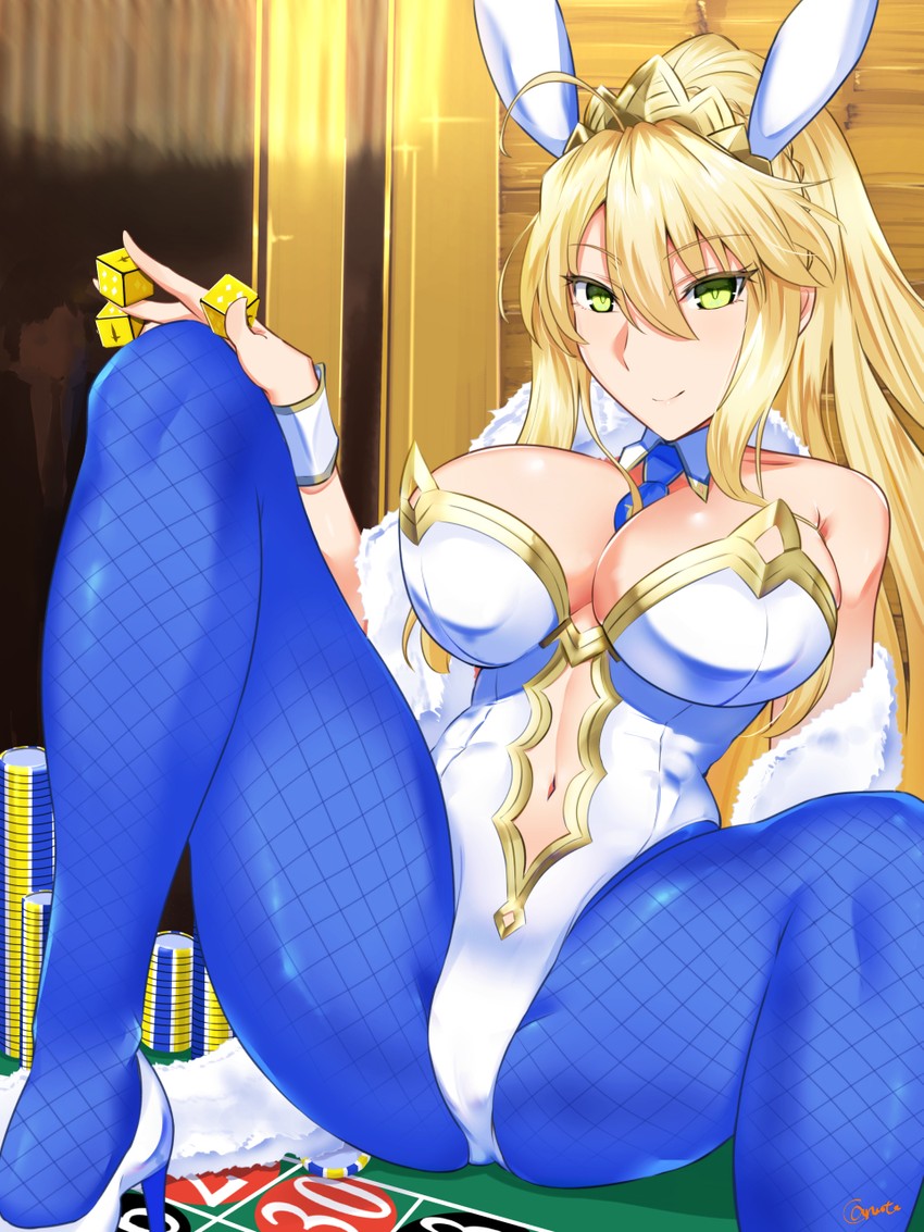 artoria pendragon (fate and 1 more) drawn by caruta