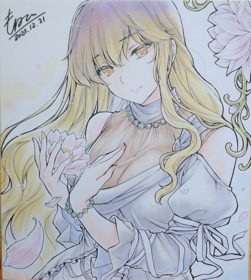 hijiri byakuren (touhou) drawn by monety