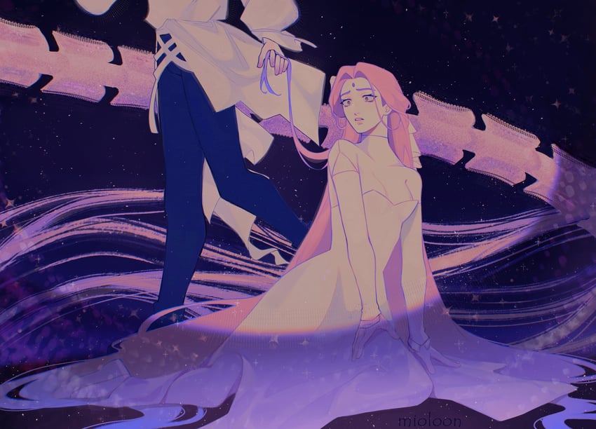 mizi and luka (alien stage) drawn by mioloon_kirss