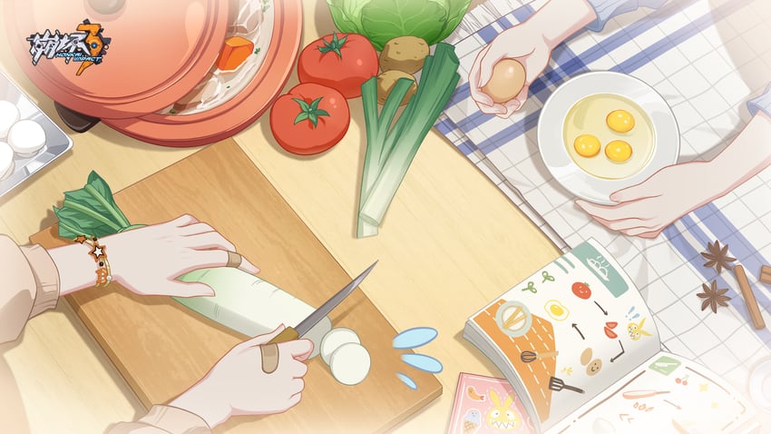 kiana kaslana, raiden mei, and homu (honkai and 1 more)