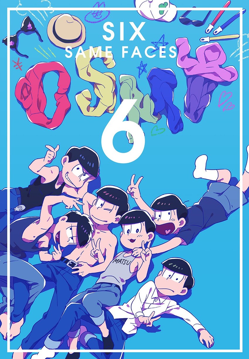 matsuno osomatsu, matsuno karamatsu, matsuno ichimatsu, matsuno jyushimatsu, matsuno choromatsu, and 1 more (osomatsu and 1 more) drawn by izumi_(milkywhite2)