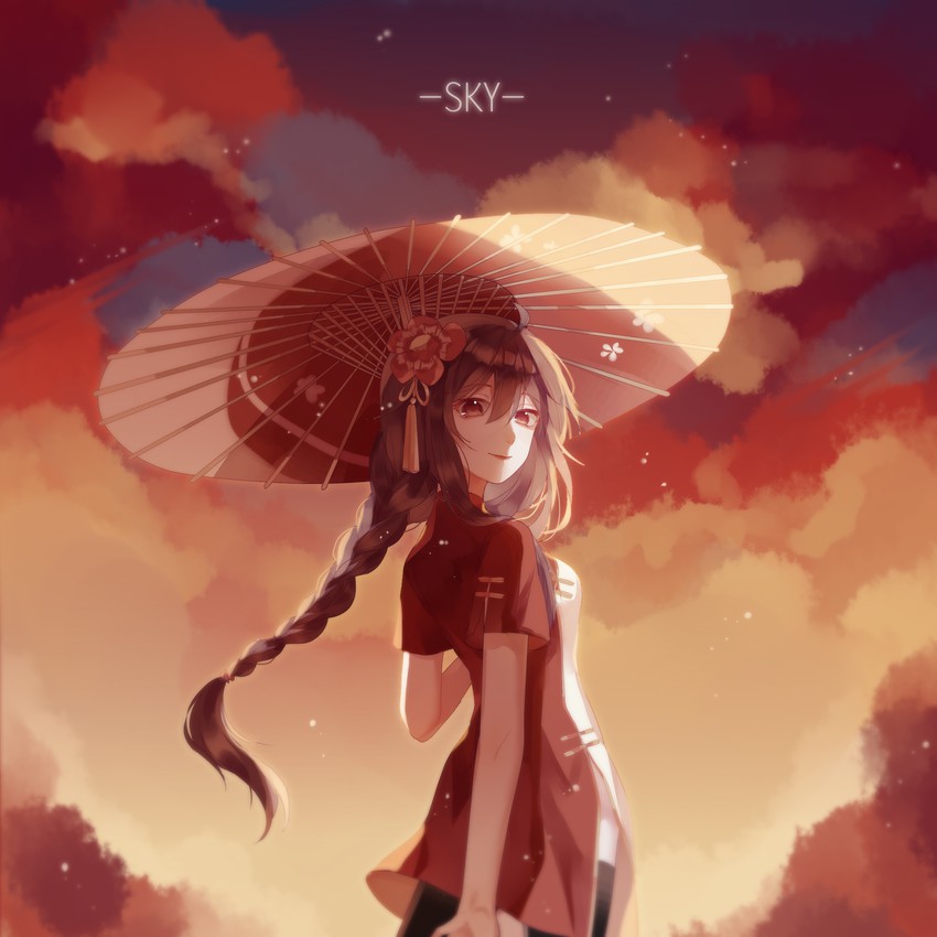 yuezheng ling (vocaloid and 1 more) drawn by button_(pixiv10300358)