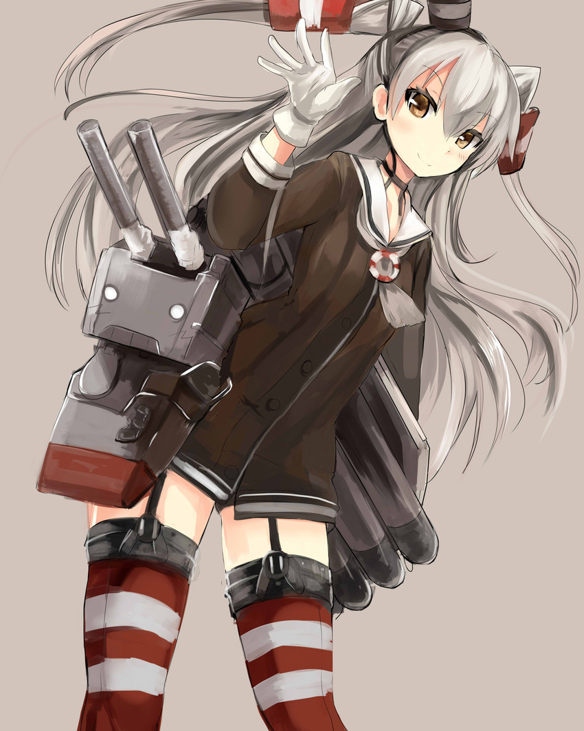 amatsukaze and rensouhou-kun (kantai collection) drawn by yoshizawa_tsubaki