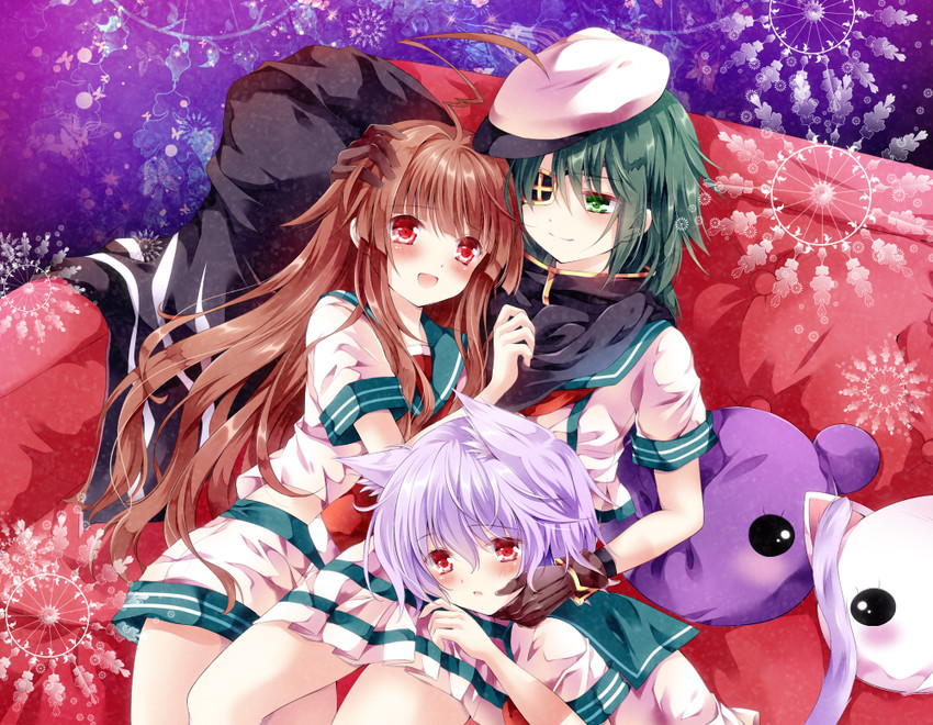 kiso, kuma, and tama (kantai collection) drawn by nogi_takayoshi
