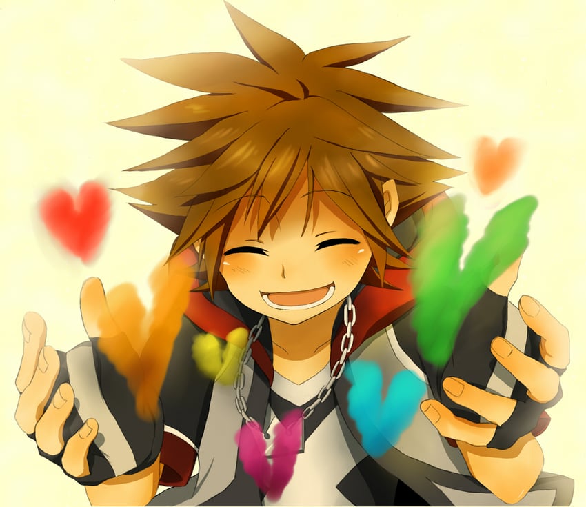 sora (kingdom hearts and 1 more) drawn by ichigo_bataa