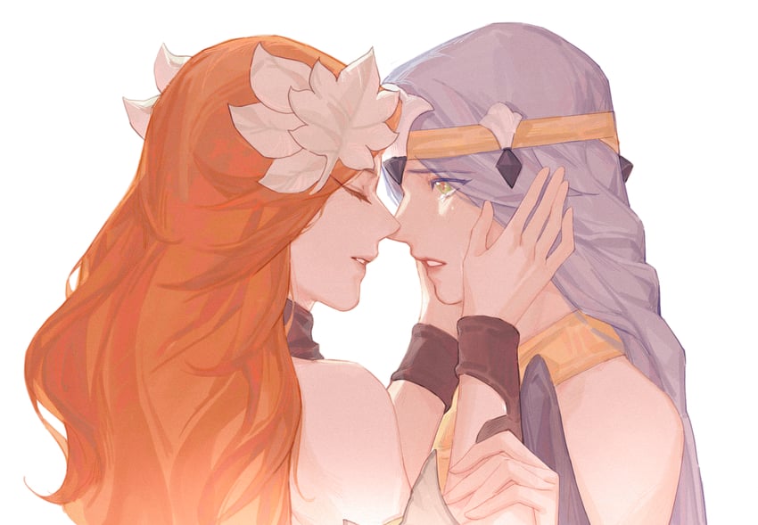 nophica and llymlaen (final fantasy and 1 more) drawn by wo_dou_gao_shi'er_shennu