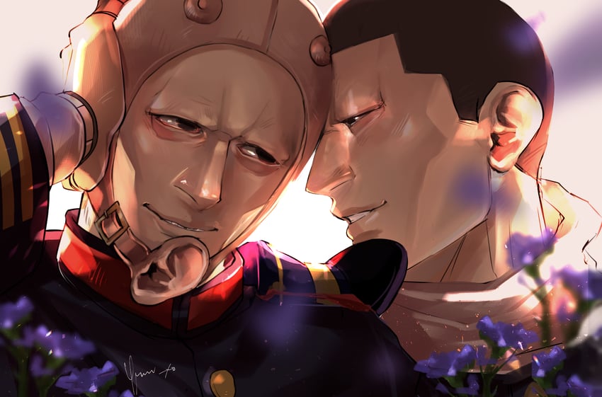 nikaidou kouhei and nikaidou youhei (golden kamuy) drawn by yumi_(soak1111)
