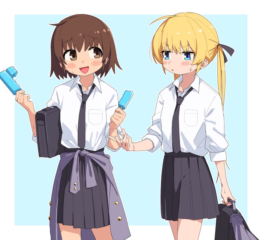 sonya and oribe yasuna (kill me baby) drawn by yachima_tana