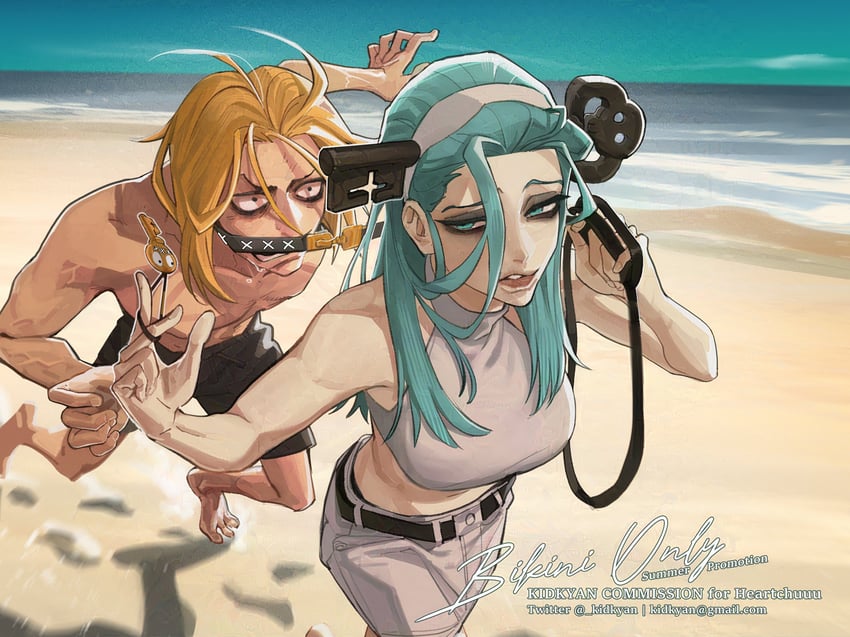 a.b.a and paracelsus (guilty gear and 1 more) drawn by kidkyan