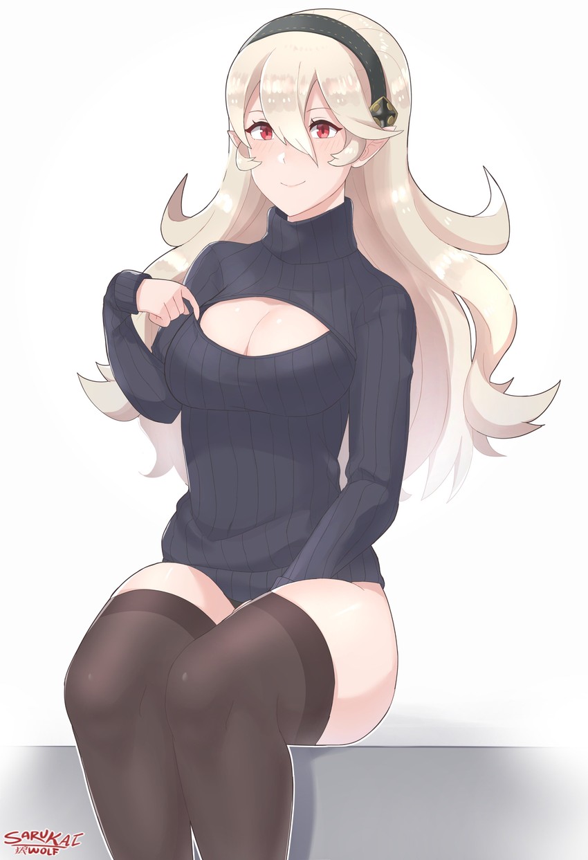 female corrin (fire emblem and 1 more) drawn by sarukaiwolf
