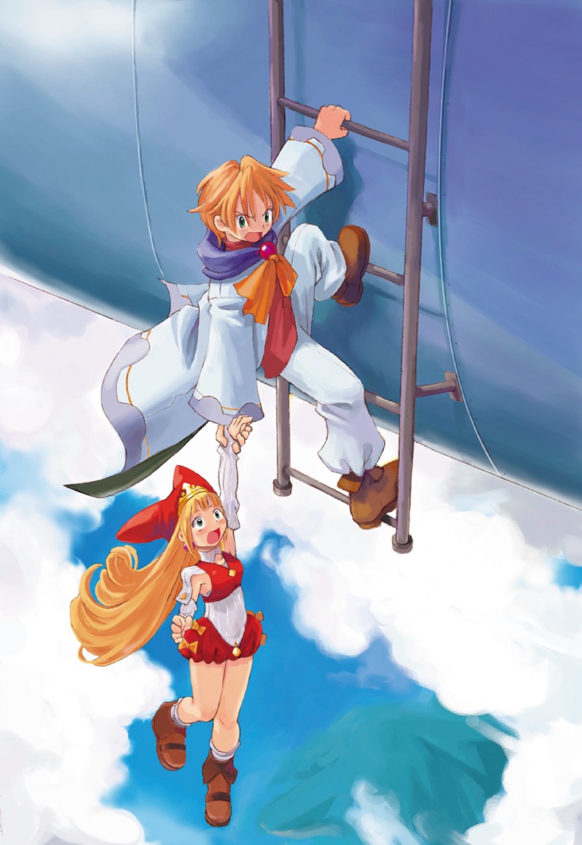 kururu and cello (marl kingdom and 1 more) drawn by ryoji_(nomura_ryouji)