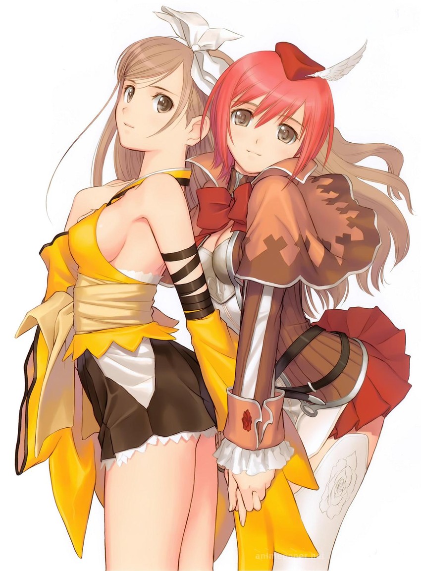 touka kureha and seena kanon (shining and 1 more) drawn by tony_taka